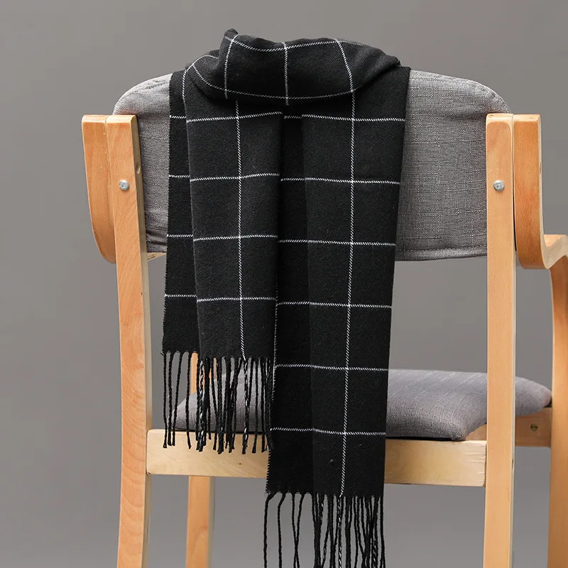 Wool Scarf Men - 2023 New Winter Men Scarf Keep