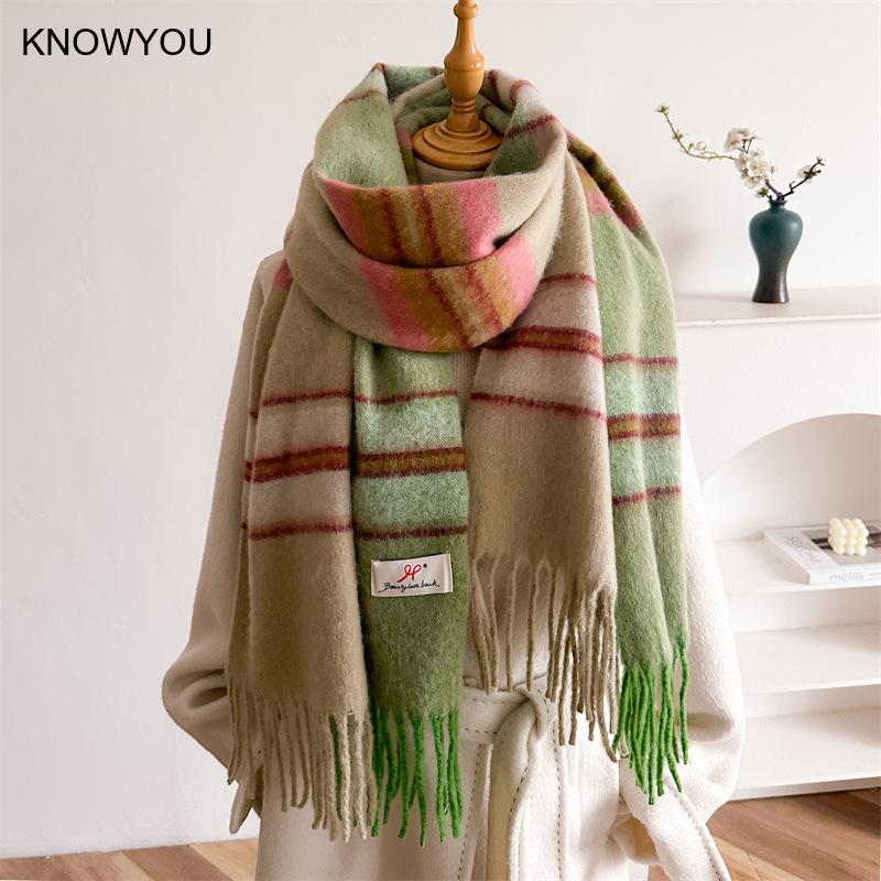 Cashmere Pashmina Wrap - 2026 Winter Thick Warm Scarf Women