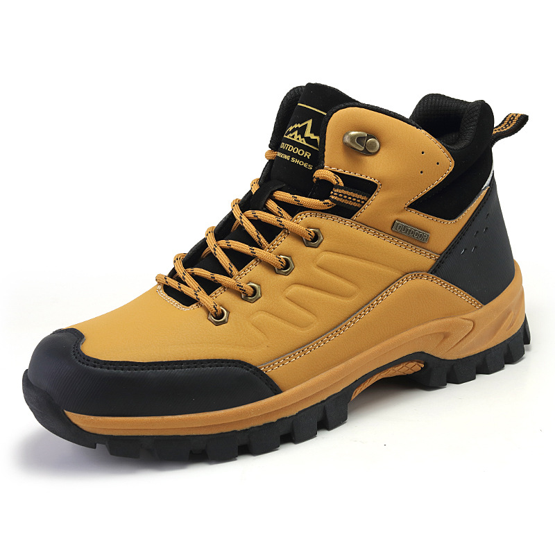 Waterproof Winter Boot - Men Boots Fur Warm Snow Boots