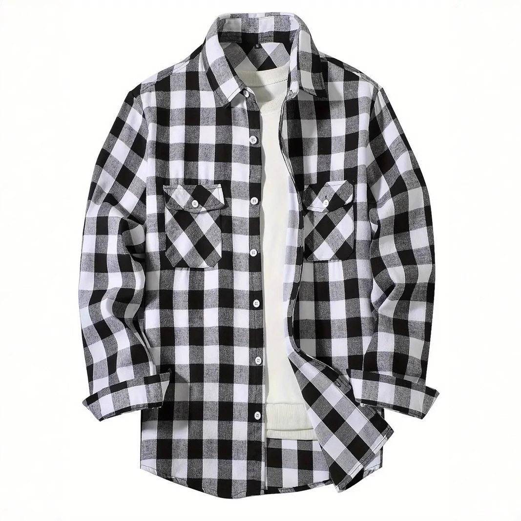 Flannel Shirt Lined - Men's Sherpa Lined Flannel Shirt Jacket