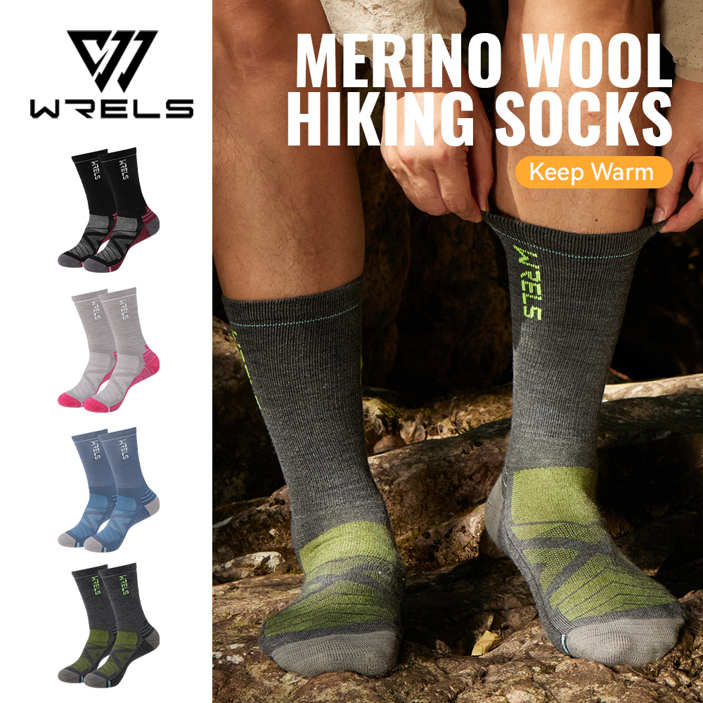 Thermal Sock Wool - WRELS 1/2/3 Merino Wool Socks Thermal