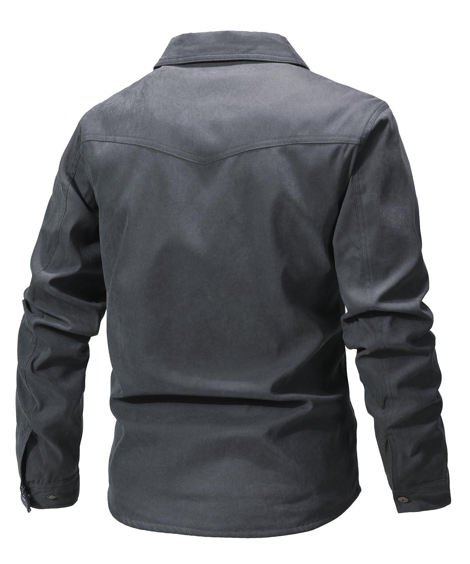 Men's Jackets Spring Flannel L - Flannel Shirt Lined ulasan dan harga