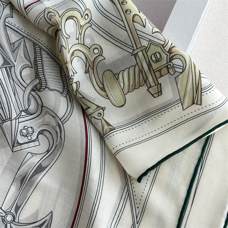 40% Silk 60% Wool Scarf 135x13 - Shawl Wrap Winter ulasan dan harga
