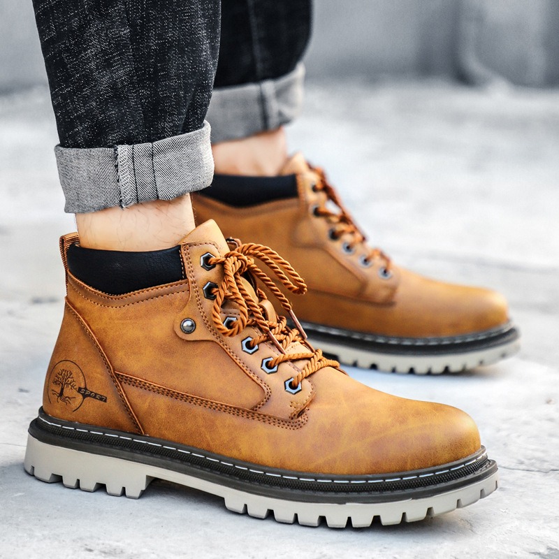 Men's Boots High-Top Casual Sh - Waterproof Winter Boot ulasan dan harga