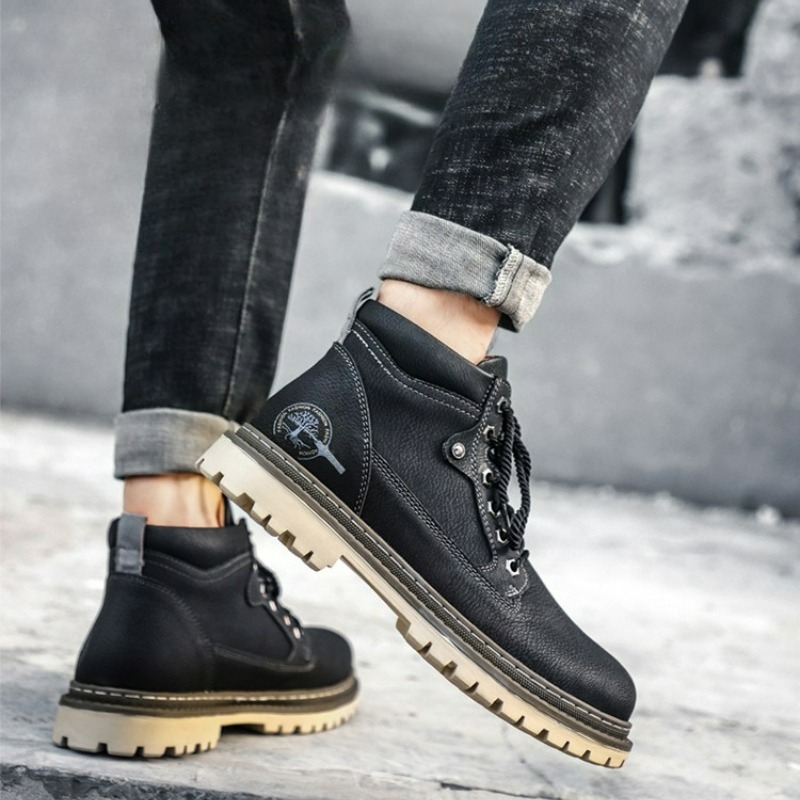 Men's Boots High-Top Casual Sh - Waterproof Winter Boot ulasan dan harga