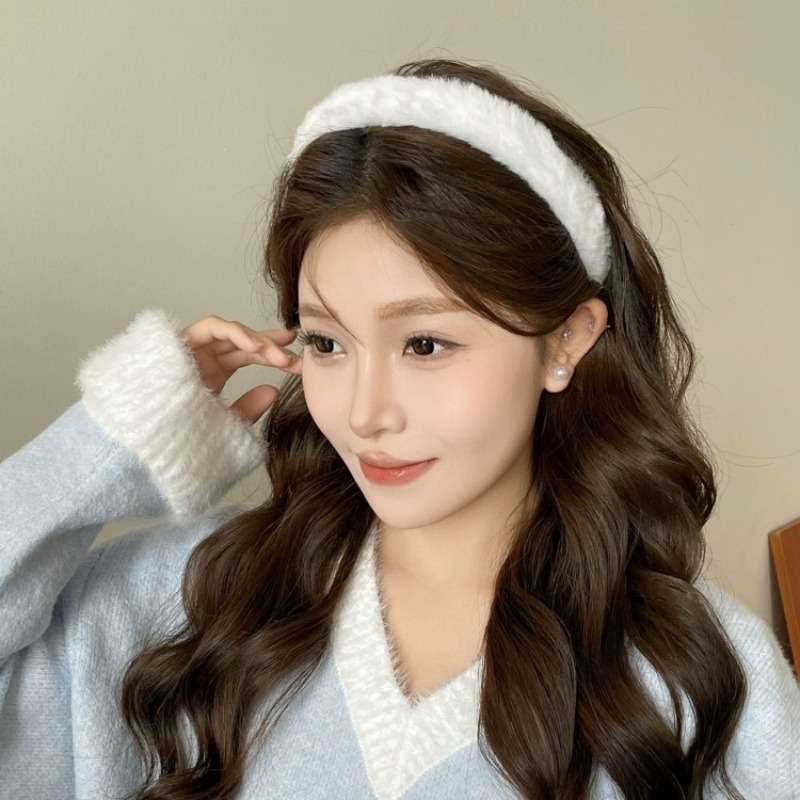Korean Soft Headband Women Gir - Winter Headband Fleece ulasan dan harga