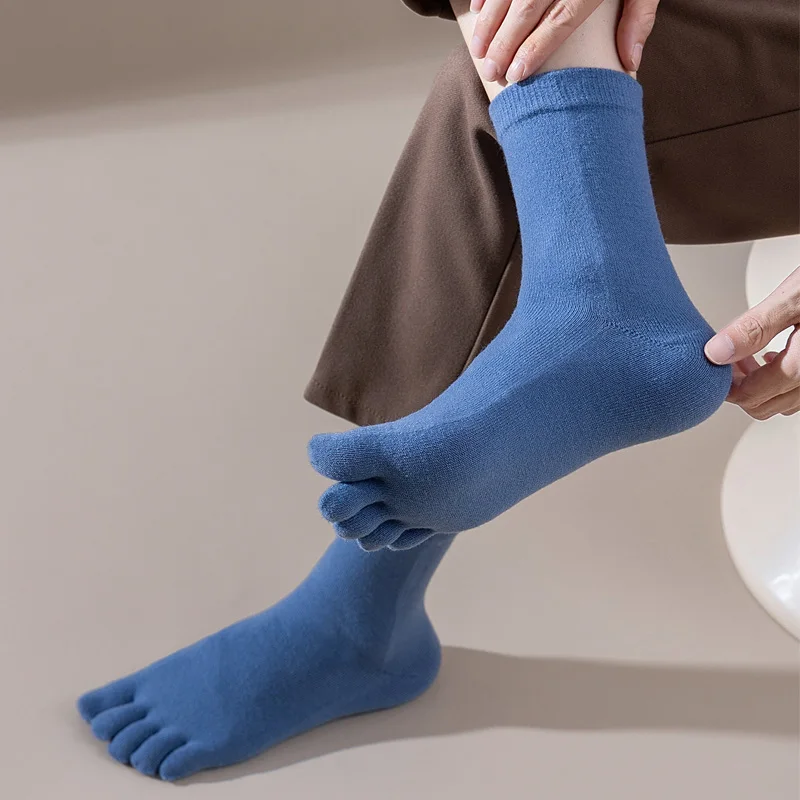 Mans Wool Five Finger Socks Sh - Thermal Sock Wool ulasan dan harga