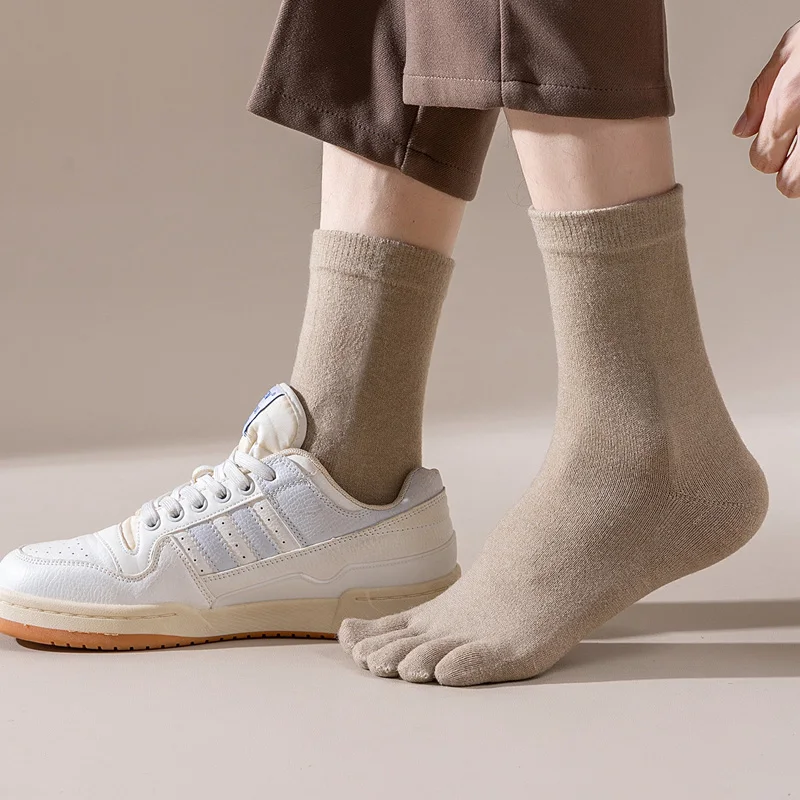 Mans Wool Five Finger Socks Sh - Thermal Sock Wool ulasan dan harga