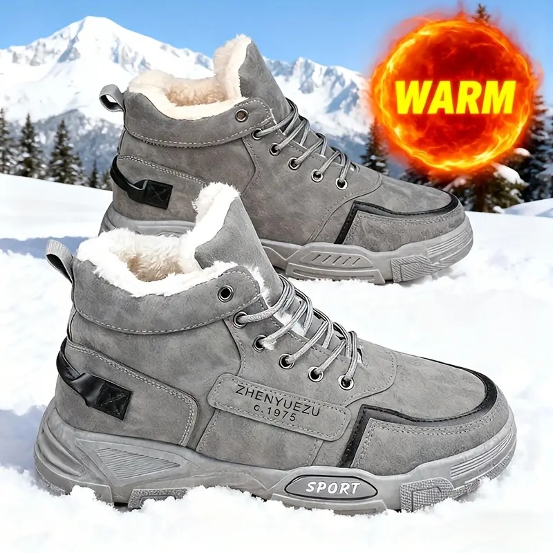 Men's Autumn and Winter High-T - Waterproof Winter Boot ulasan dan harga