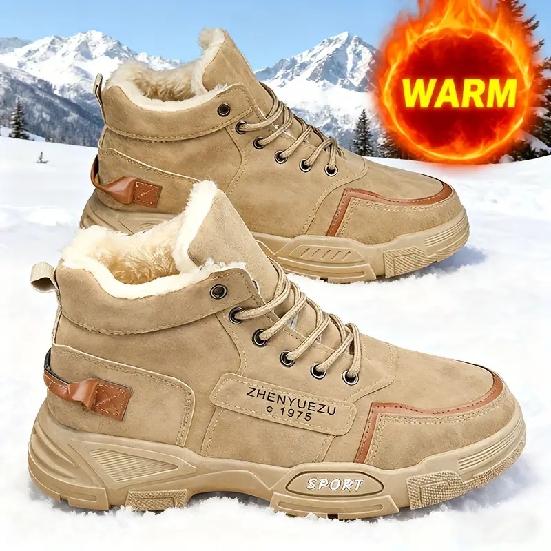 Men's Autumn and Winter High-T - Waterproof Winter Boot ulasan dan harga