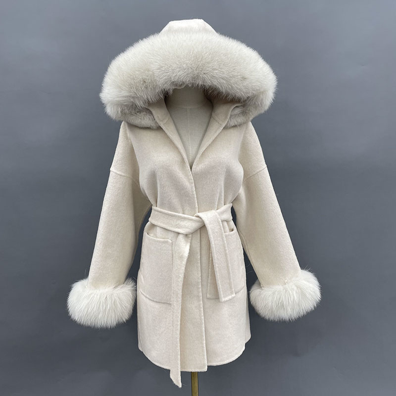 MISSJANEFUR Wool Coat with Rea - Wool Coat Peacoat ulasan dan harga