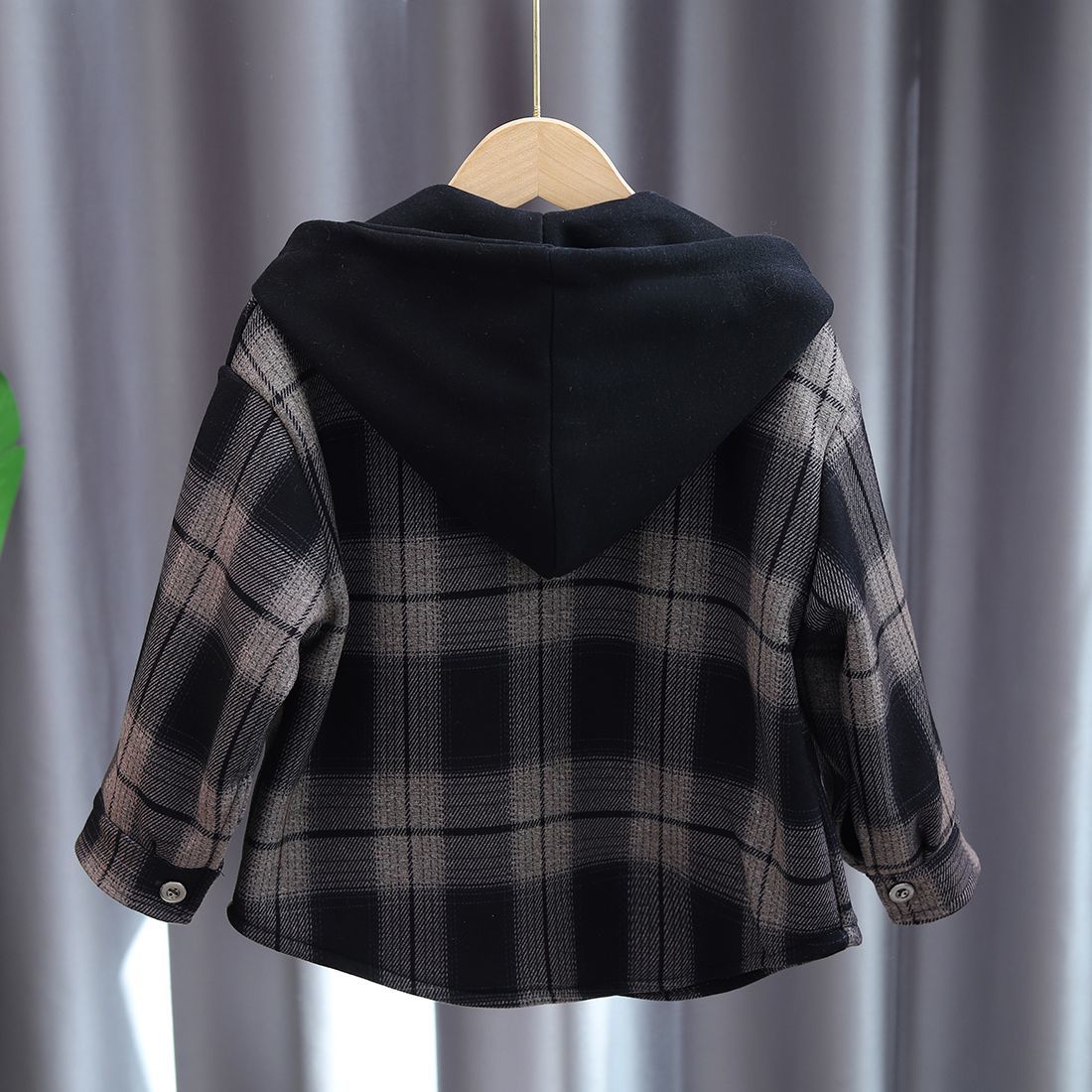 2025 New Boys Autumn Winter Fl - Flannel Shirt Lined ulasan dan harga