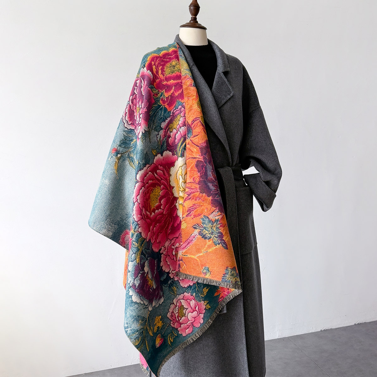 Warm Cashmere Scarf Women Shaw - Cashmere Pashmina Wrap ulasan dan harga