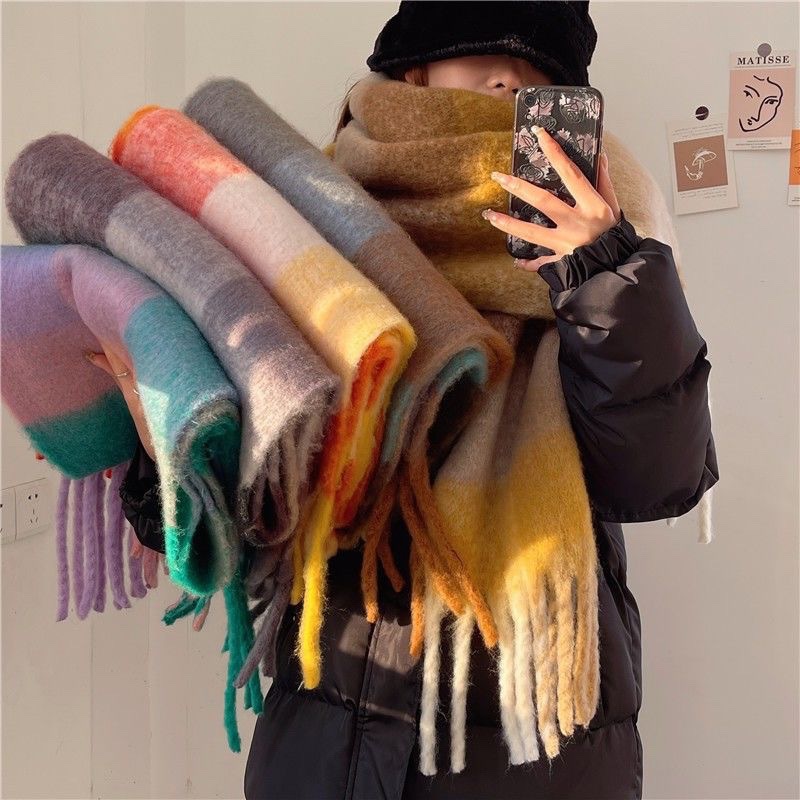 2025New Winter Thick Warm Scar - Cashmere Pashmina Wrap ulasan dan harga
