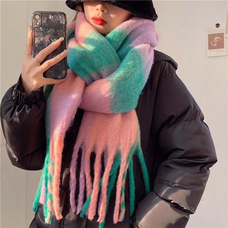 2025New Winter Thick Warm Scar - Cashmere Pashmina Wrap ulasan dan harga