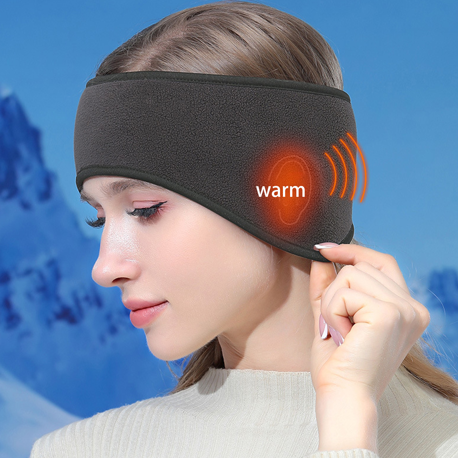 Lightweight Winter Fleece Ther - Fleece Ear Warmer Band ulasan dan harga