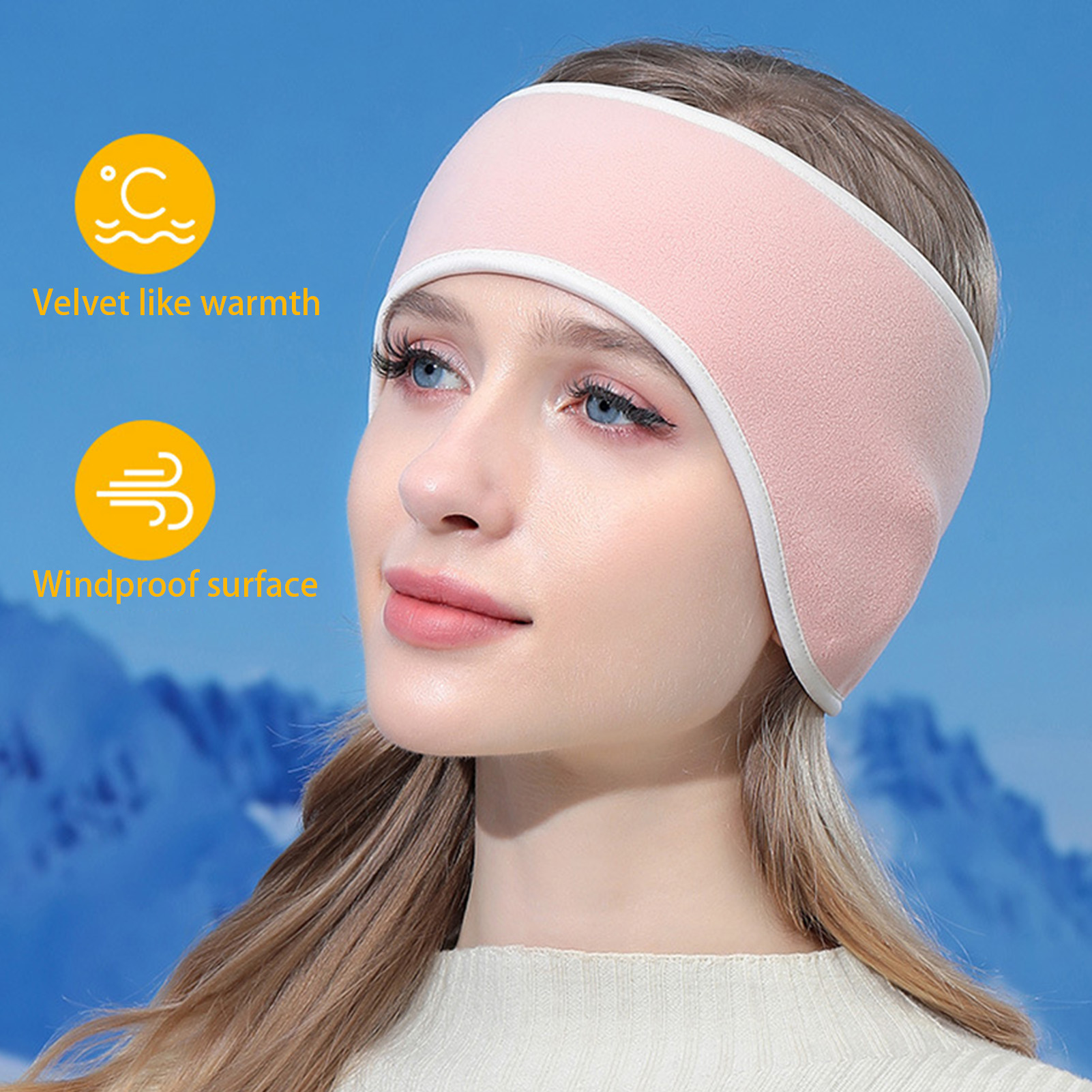 Lightweight Winter Fleece Ther - Fleece Ear Warmer Band ulasan dan harga