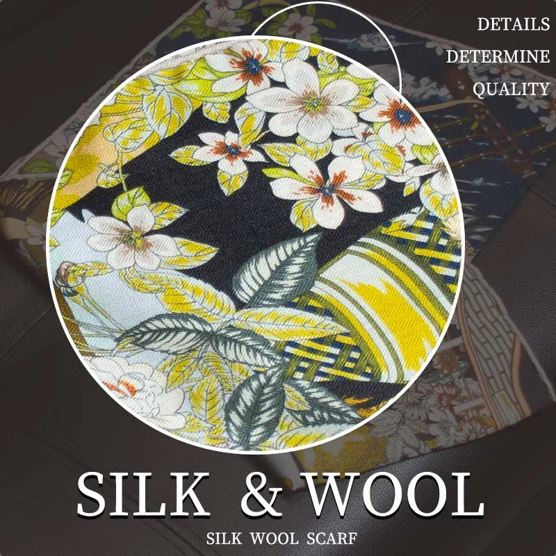 Double Sided Warm Square Scarf - Shawl Wrap Winter ulasan dan harga