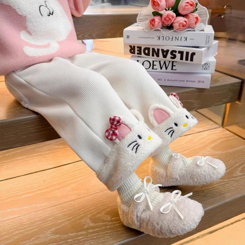 Kawaii Hello Kitty Girls Ins P - Corduroy Pant Warm ulasan dan harga