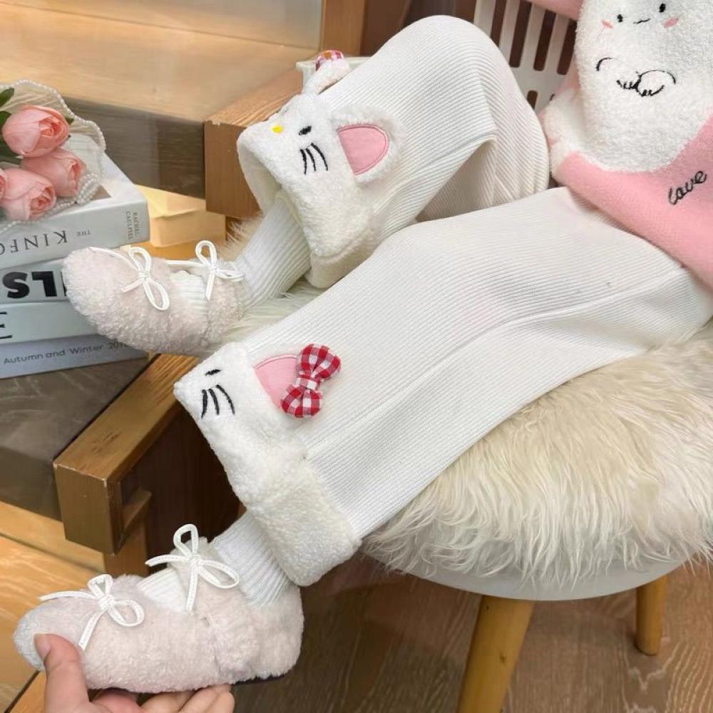 Kawaii Hello Kitty Girls Ins P - Corduroy Pant Warm ulasan dan harga