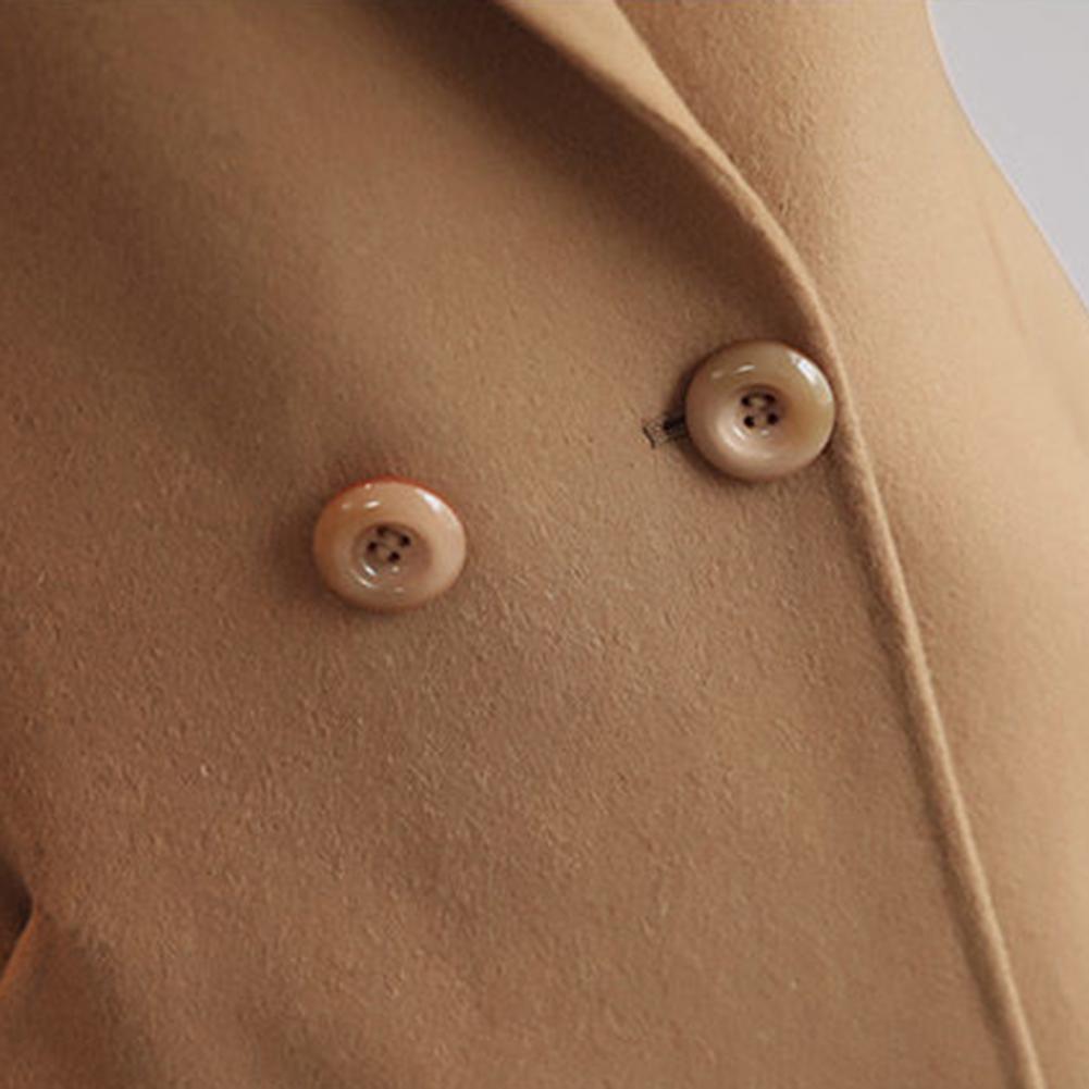2025 Elegant Women Woolen Coat - Wool Coat Peacoat ulasan dan harga