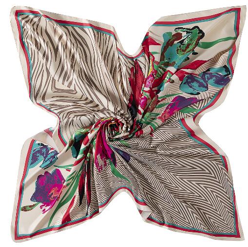 130x130cm Luxury Brand Square  - Shawl Wrap Winter ulasan dan harga