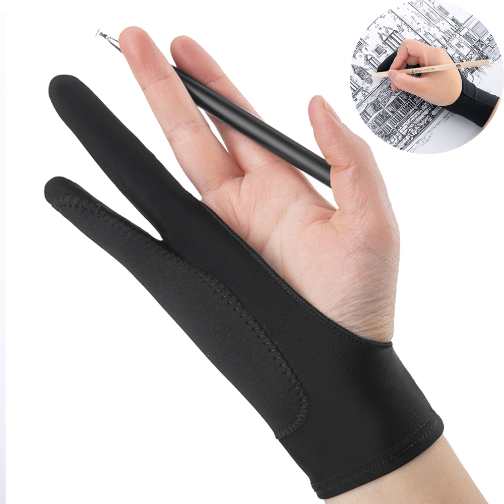 1PC Two-Finger Hand Painting G - Touch Screen Gloves ulasan dan harga