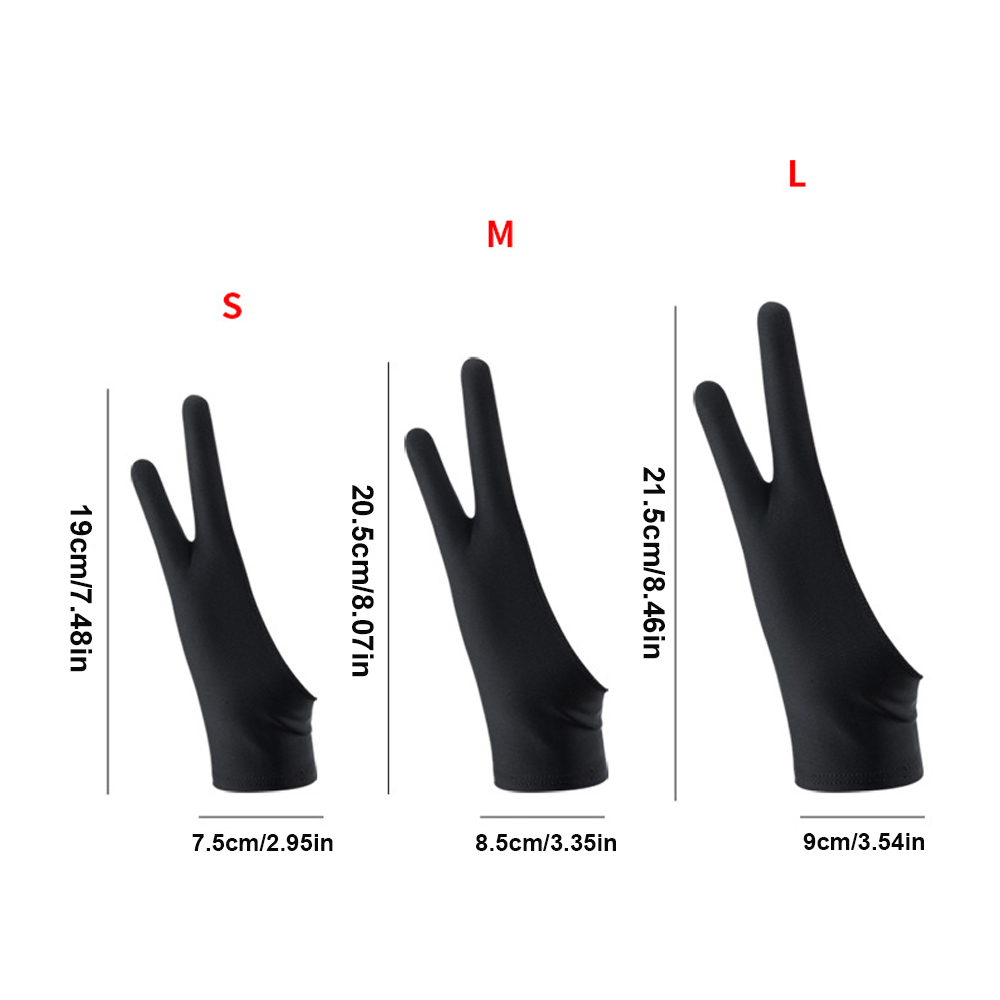 1PC Two-Finger Hand Painting G - Touch Screen Gloves ulasan dan harga