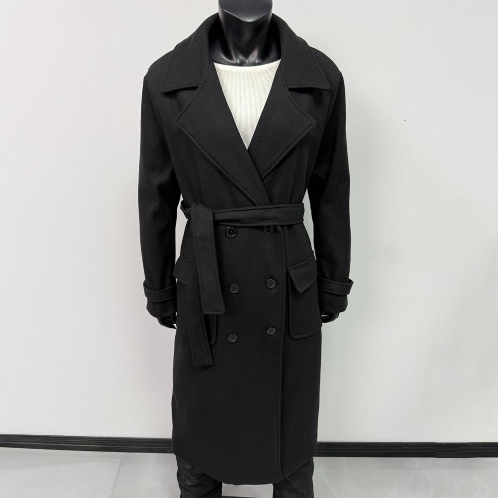Long Sleeve Coat Women Coat Wo - Wool Coat Peacoat ulasan dan harga
