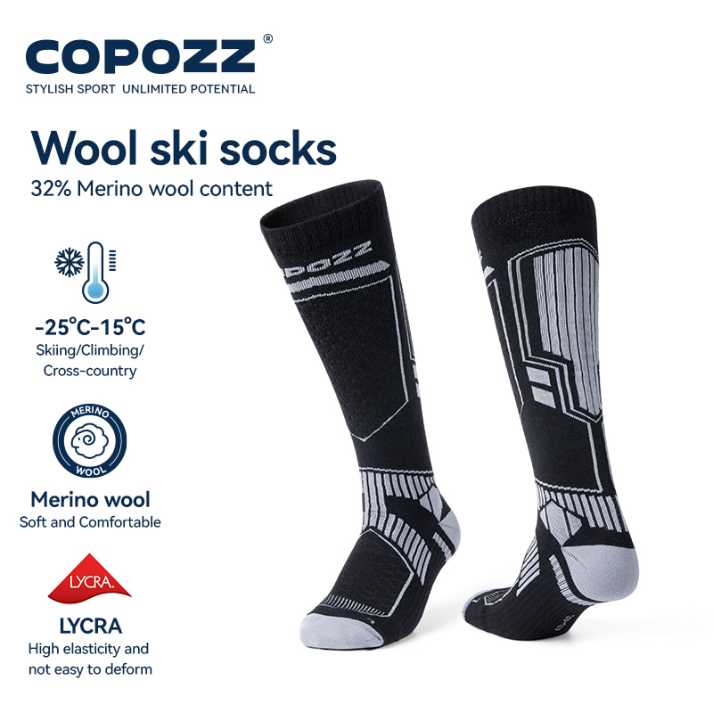 COPOZZ Merino Wool Winter Ski  - Thermal Sock Wool ulasan dan harga