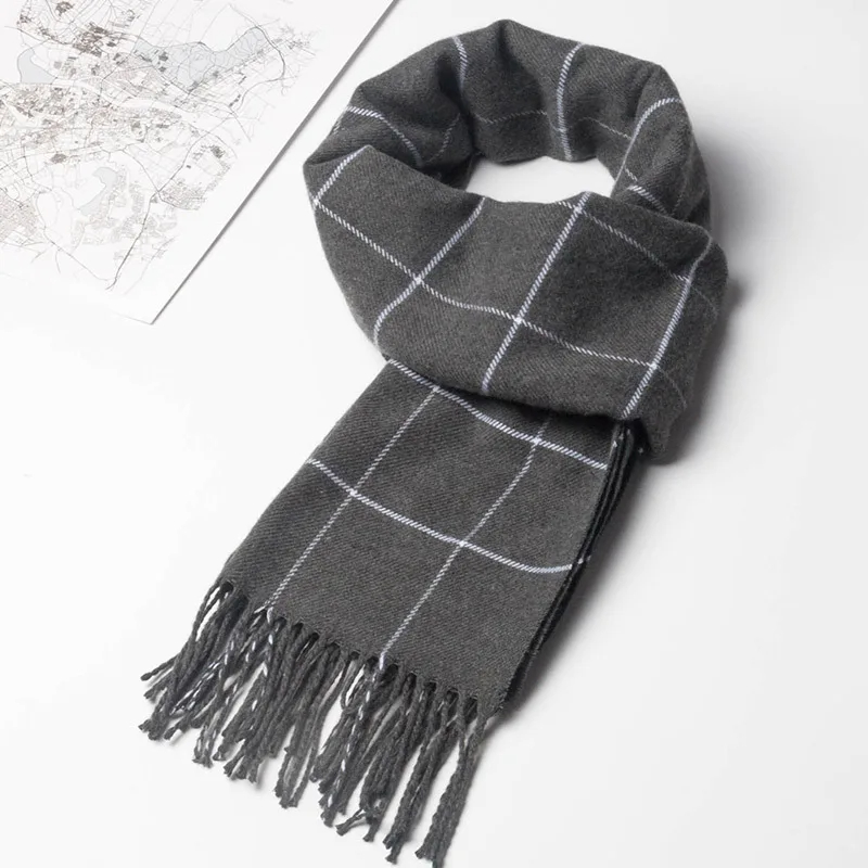 2023 New Winter Men Scarf Keep - Wool Scarf Men ulasan dan harga
