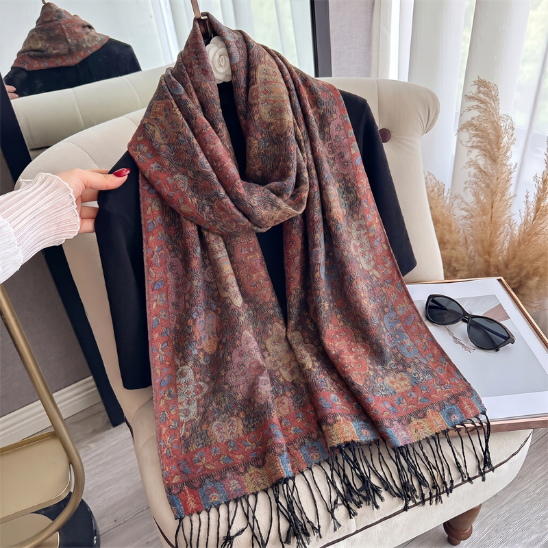New Luxury Women Autumn and Wi - Cashmere Pashmina Wrap ulasan dan harga