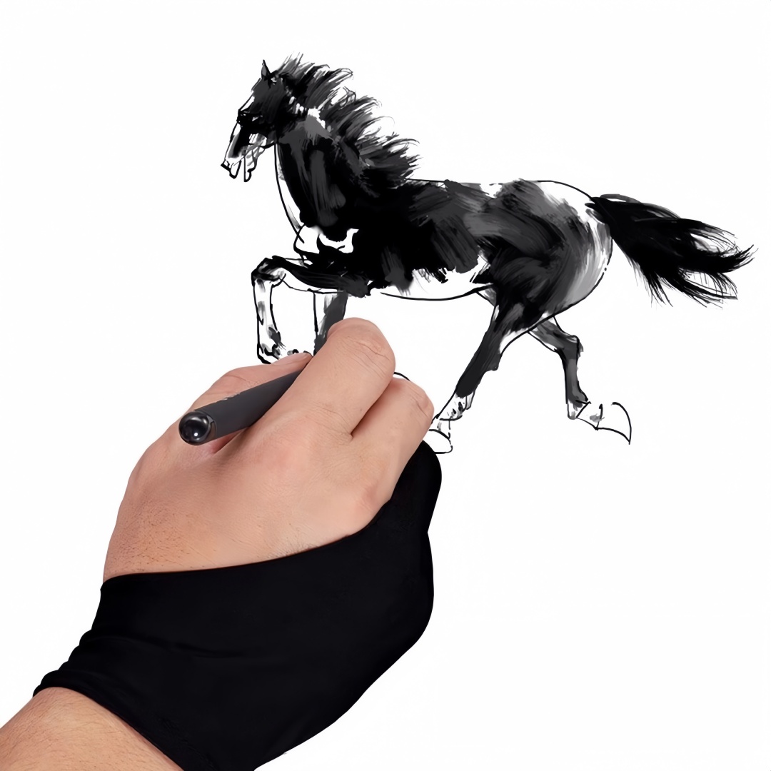 Anti-Smudge Drawing Glove for  - Touch Screen Gloves ulasan dan harga