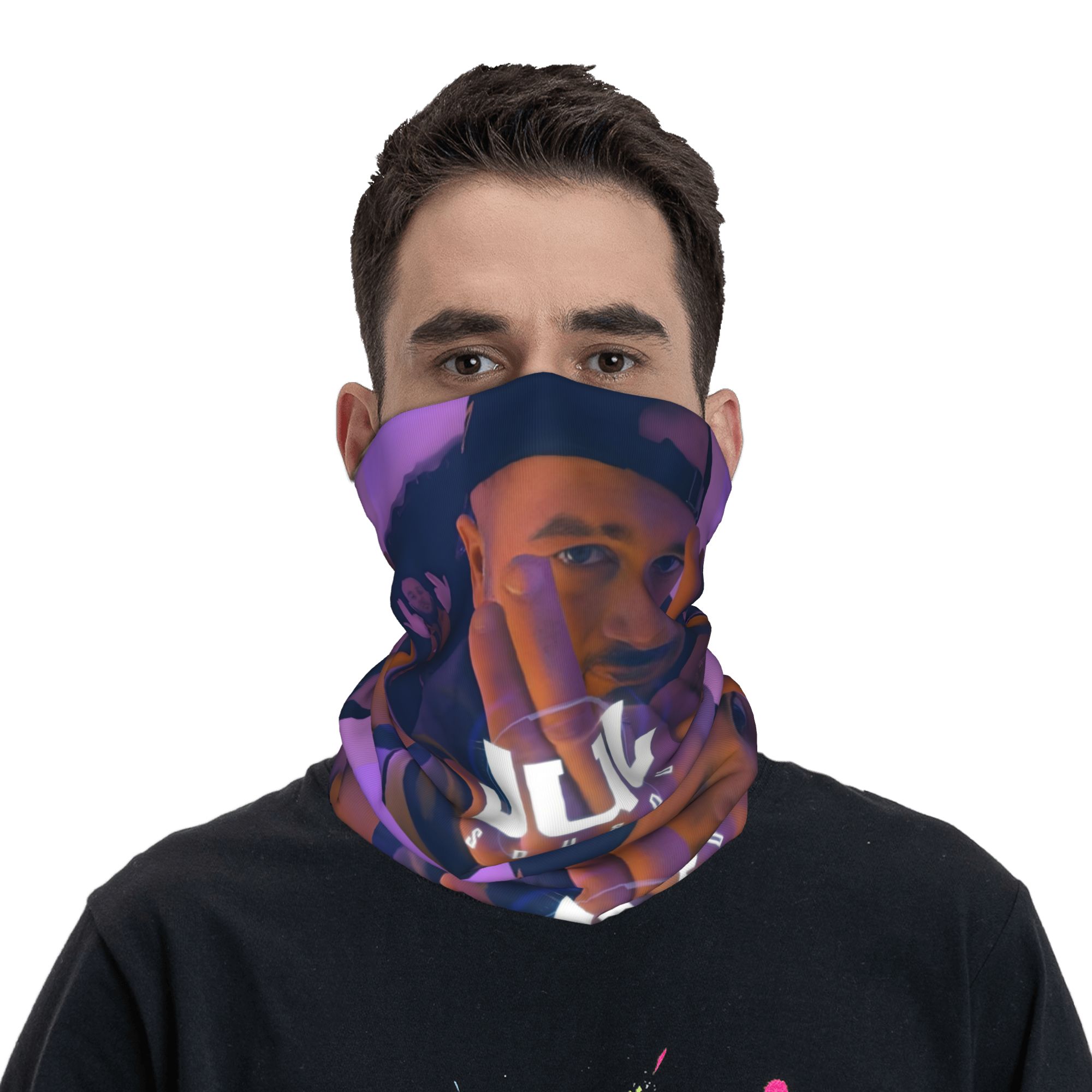 Custom JuL Rap Music Bandana W - Neck Gaiter Fleece ulasan dan harga