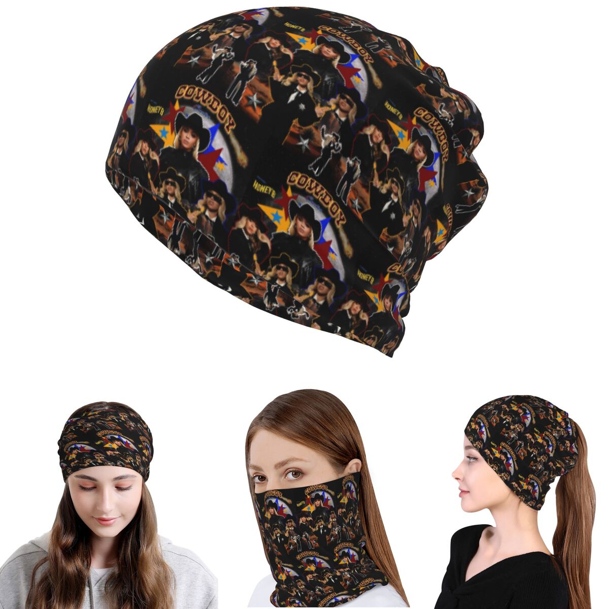 Cowboy Carter Beyonce New Albu - Knit Beanie Hat Warm ulasan dan harga