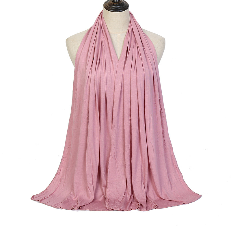 30 Colors Plain Solid Modal Je - Shawl Wrap Winter ulasan dan harga