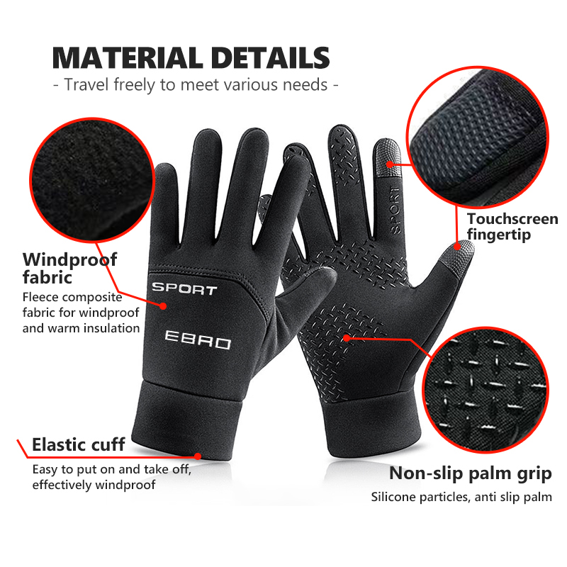 Waterproof Winter Warm Gloves  - Touch Screen Gloves ulasan dan harga