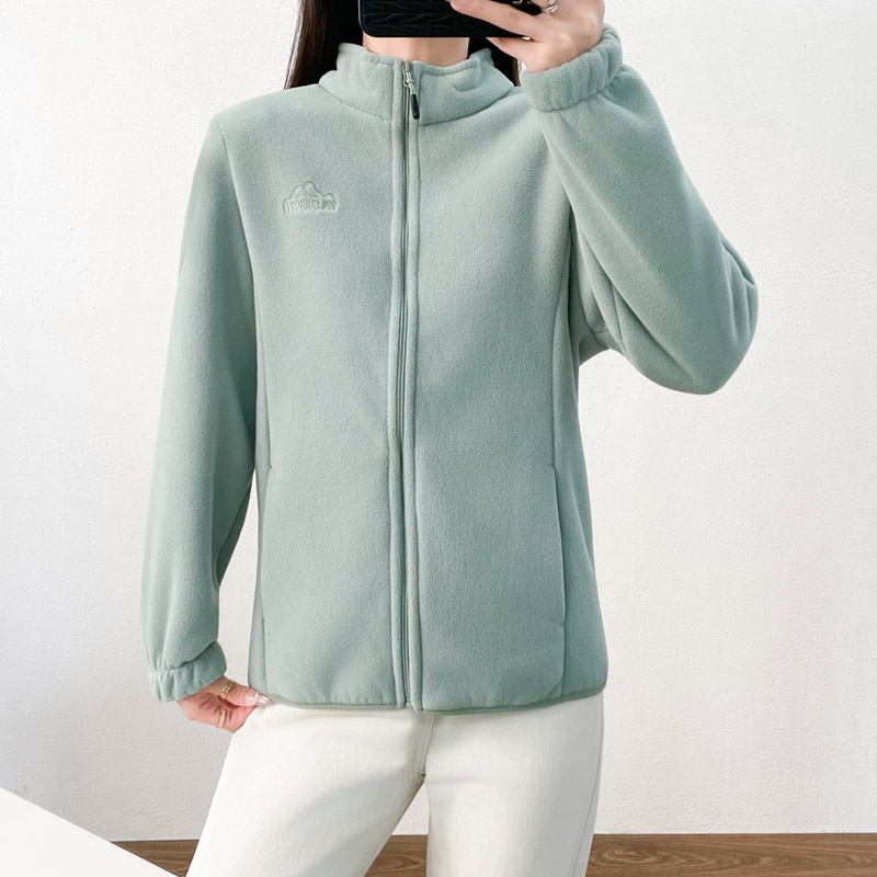 Fleece Sweatshirt No Hat Women - Sherpa Hoodie Fleece ulasan dan harga