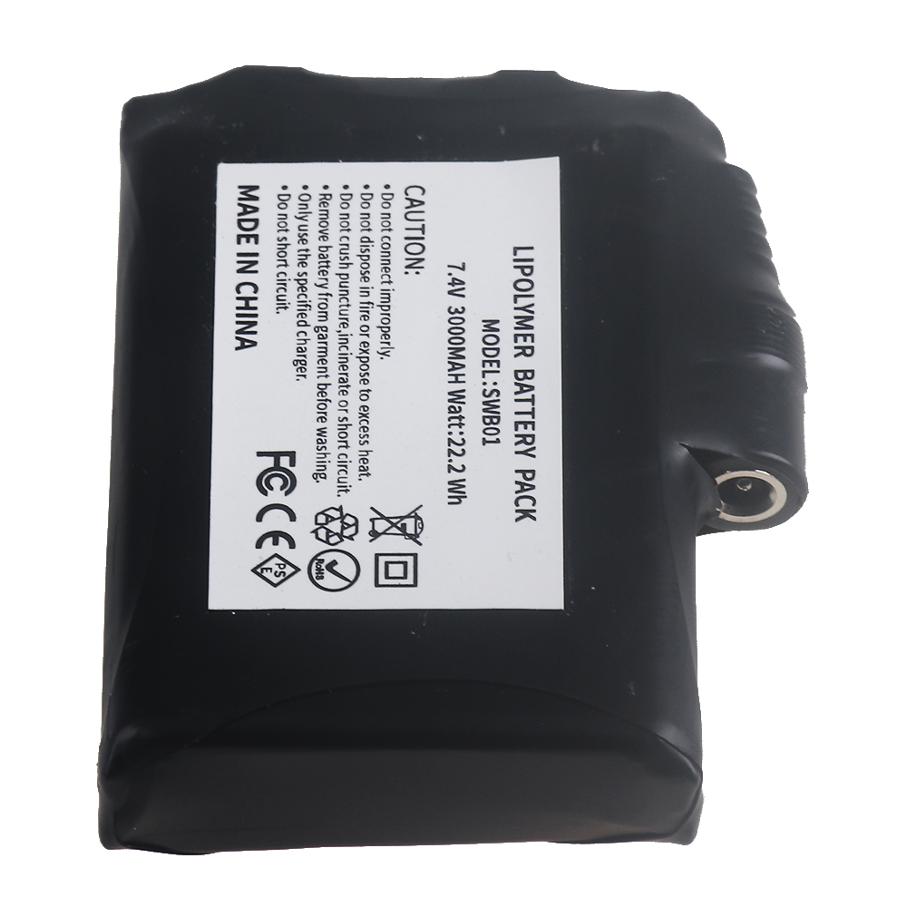 7.4V Li-Polymer 3000mah Batter - Heated Vest Battery ulasan dan harga