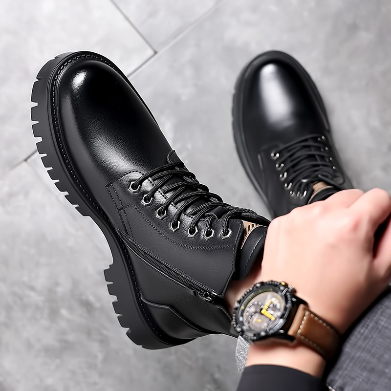Men Classic Genuine Leather Bo - Waterproof Winter Boot ulasan dan harga