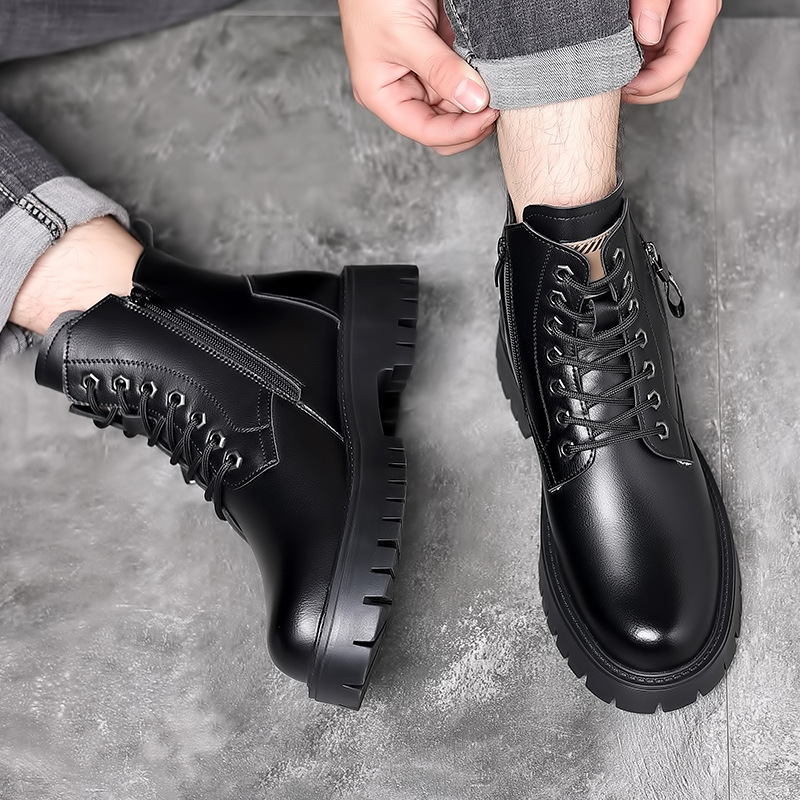 Men Classic Genuine Leather Bo - Waterproof Winter Boot ulasan dan harga