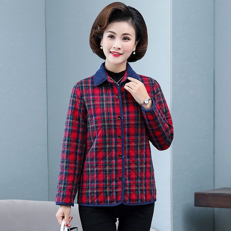 Autumn Winter Plaid Cotton Shi - Flannel Shirt Lined ulasan dan harga
