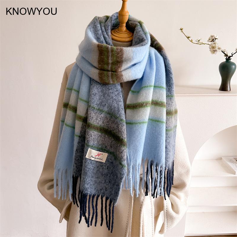 2026 Winter Thick Warm Scarf W - Cashmere Pashmina Wrap ulasan dan harga