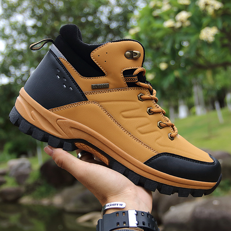 Men Boots Fur Warm Snow Boots  - Waterproof Winter Boot ulasan dan harga