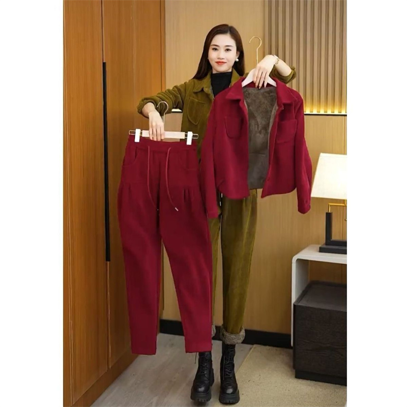 Autumn Winter Thick Corduroy S - Corduroy Pant Warm ulasan dan harga