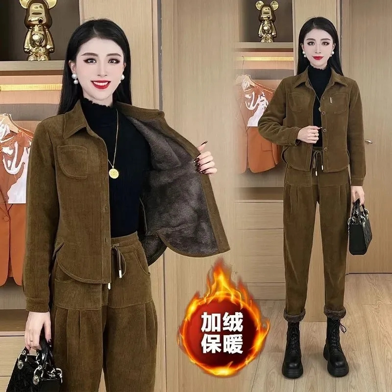 Autumn Winter Thick Corduroy S - Corduroy Pant Warm ulasan dan harga