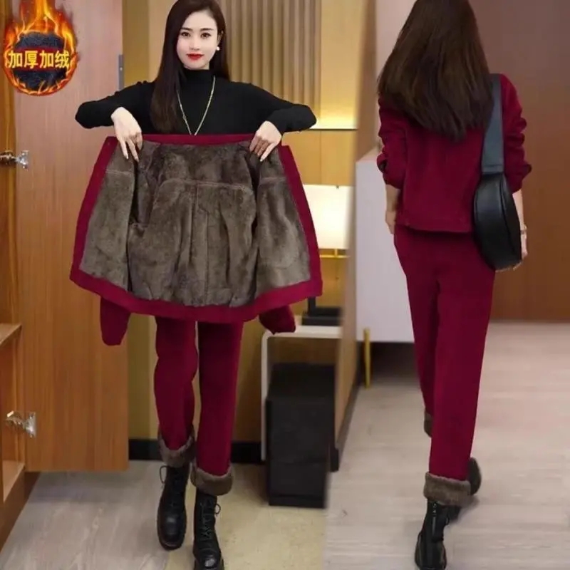 Autumn Winter Thick Corduroy S - Corduroy Pant Warm ulasan dan harga