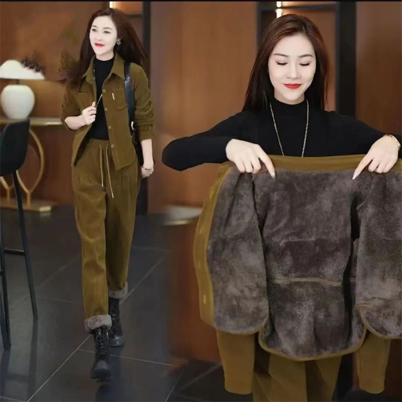 Autumn Winter Thick Corduroy S - Corduroy Pant Warm ulasan dan harga