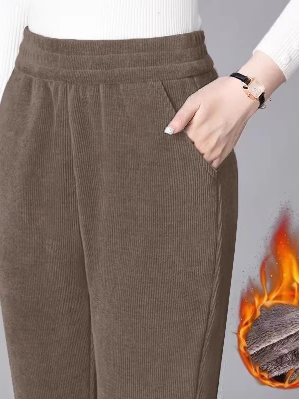 Thickened Straight Leg Pants W - Corduroy Pant Warm ulasan dan harga