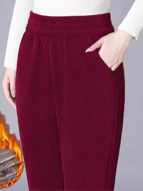 Thickened Straight Leg Pants W - Corduroy Pant Warm ulasan dan harga